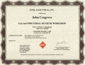 EMSL training certification